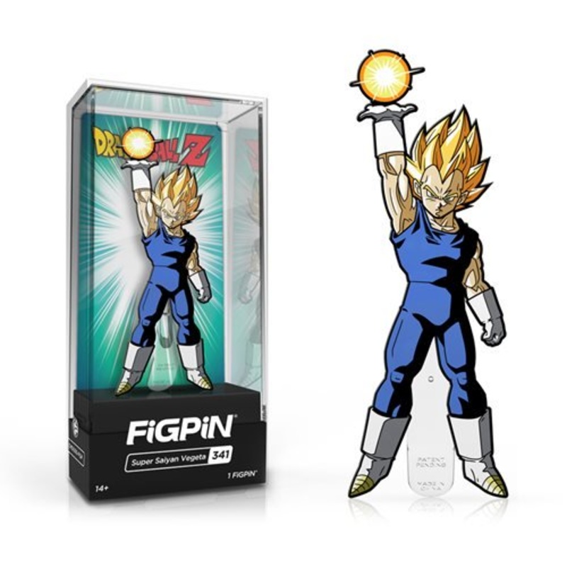 Dragon Ball Z: FiGPiN Enamel Pin Super Saiyan Vegeta [341]