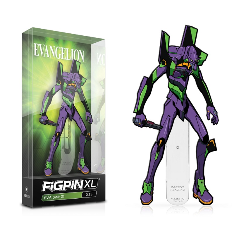 Evangelion: FiGPiN XL Enamel Pin EVA Unit 01 [X35]