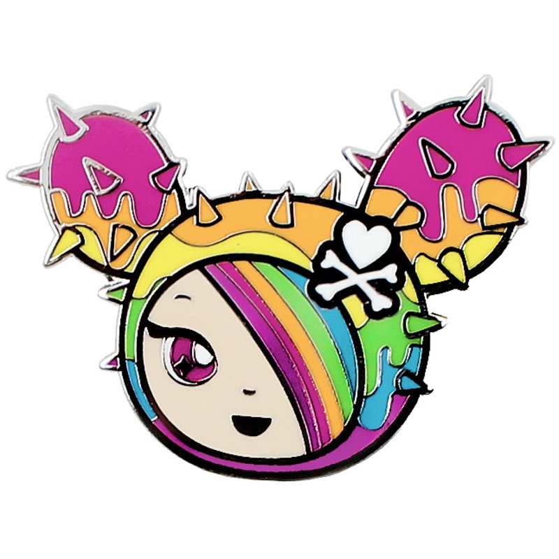 Tokidoki Rainbow Sandy Enamel Pin