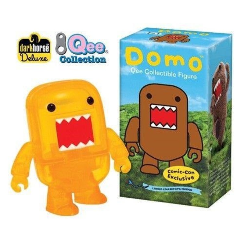 Domo 2″ Qee: Transparent Yellow (SDCC 2009 Exclusive)