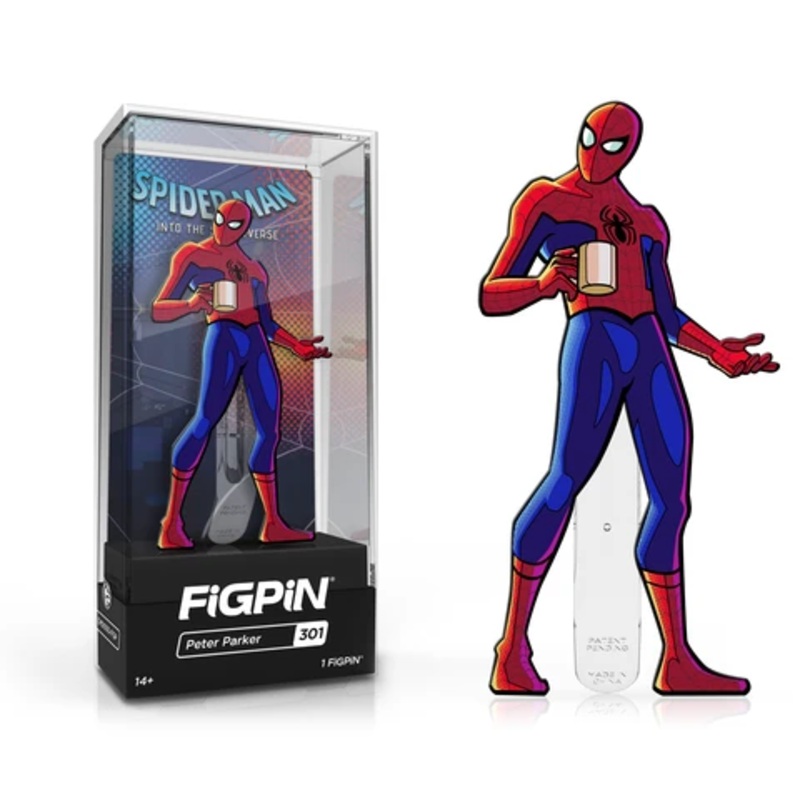 Spider-Man: Into The Spider-Verse FiGPiN Enamel Pin Peter Parker (NYCC 2019 Exclusive) [301]
