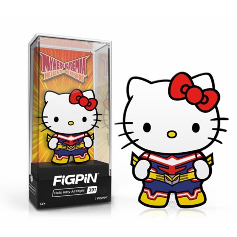 My Hero Academia x HK FiGPiN Enamel Pin: Hello Kitty All Might [391]