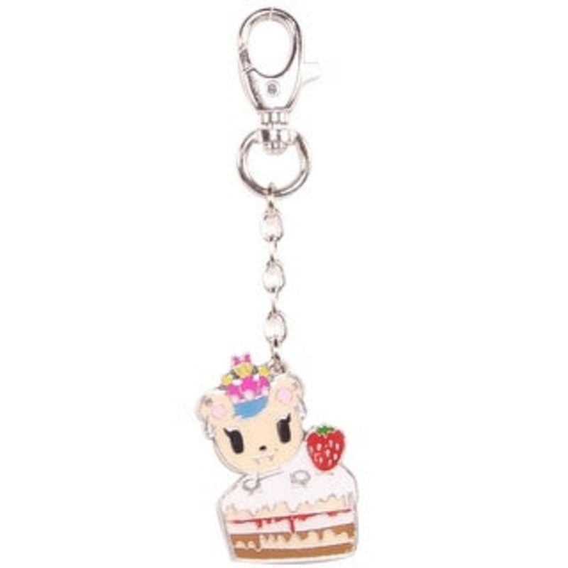 Tokidoki Buffet Savannah Strawberry Cake Keychain