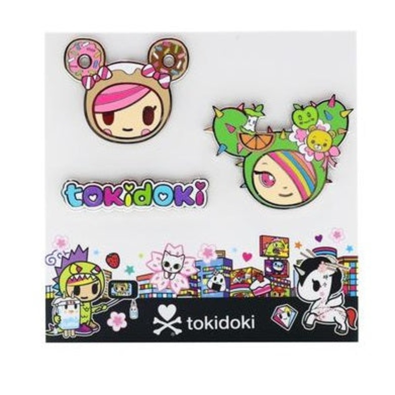 Tokidoki Kawaii Metropolis Enamel Pin 3-Pack
