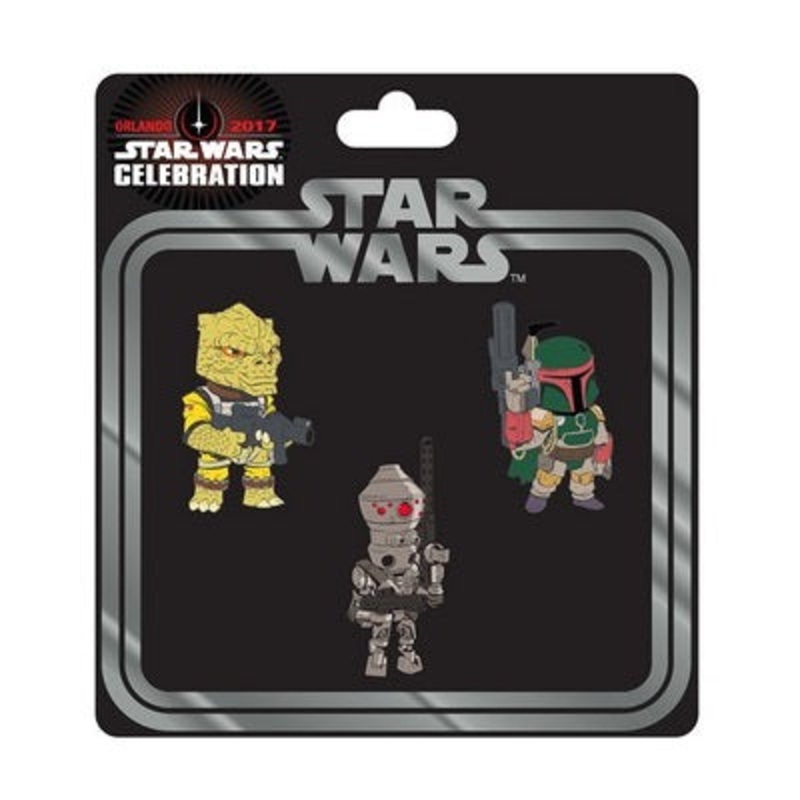 Star Wars Celebration Bounty Hunter Pin 3-Pack