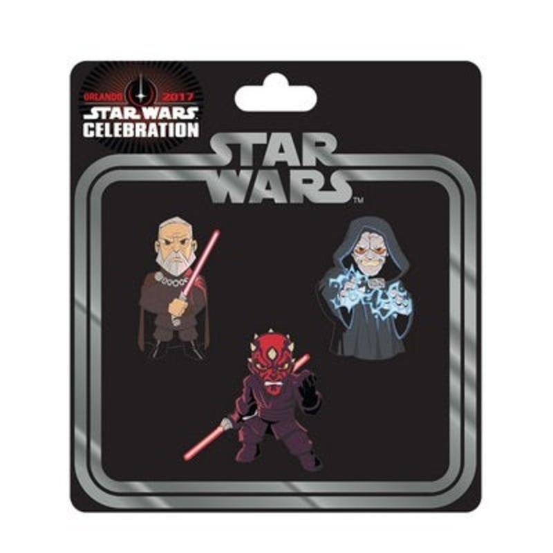 Star Wars Celebration Sith Pin 3-Pack