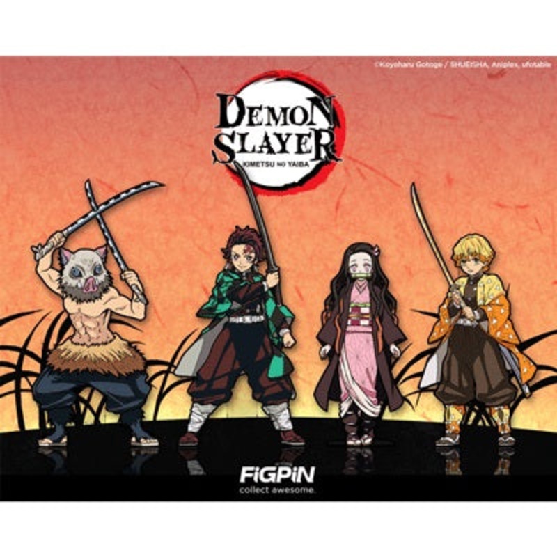 Demon Slayer: FiGPiN Enamel Pin Set of 4