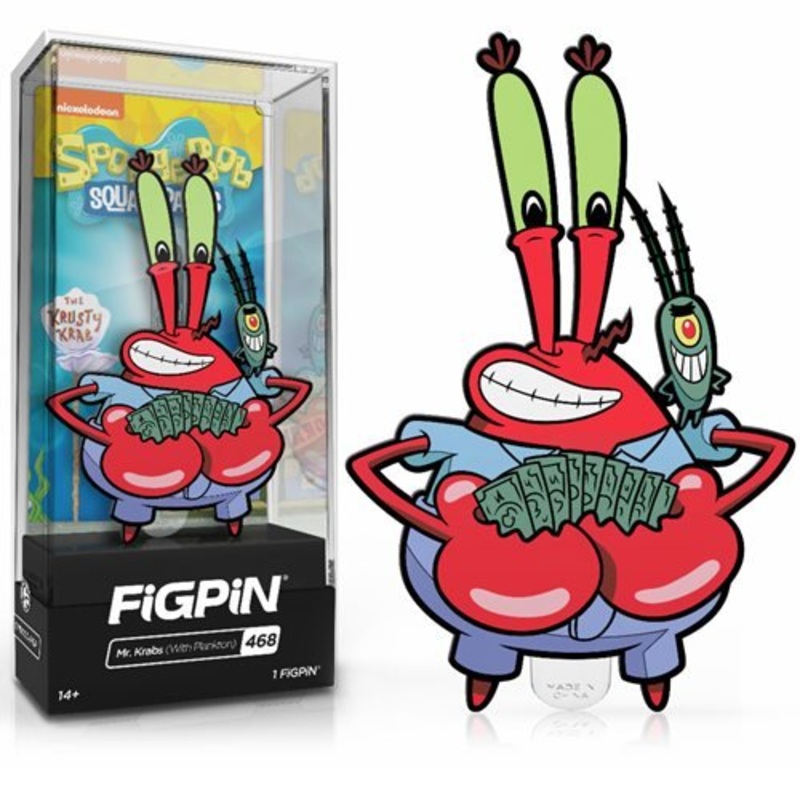 Spongebob Squarepants: FiGPiN Enamel Pin Mr. Krabs with Plankton [468]
