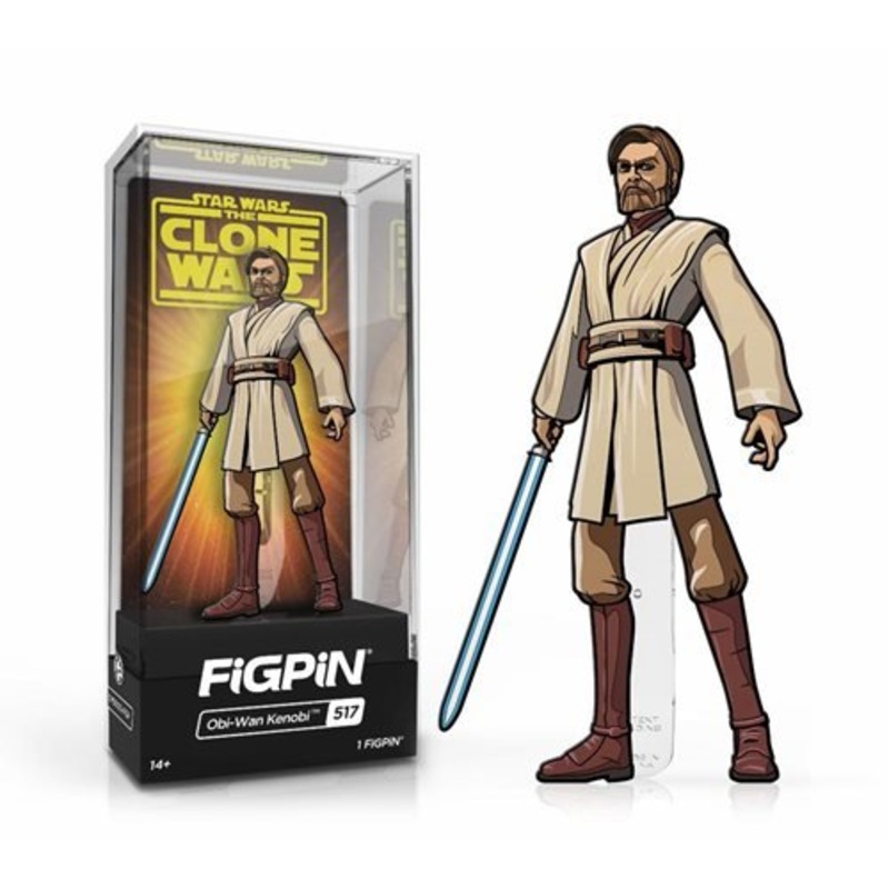 Star Wars The Clone Wars: FiGPiN Enamel Pin Obi Wan Kenobi [517]