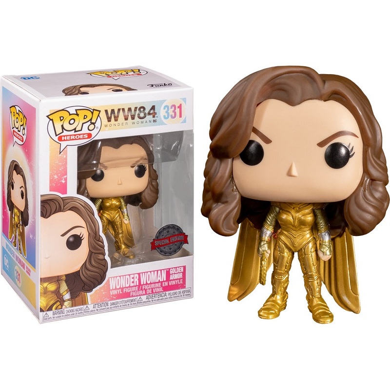Wonder Woman 1984 Pop! Vinyl Figure Wonder Woman Golden Armor without Helmet [Special Edition] [331]