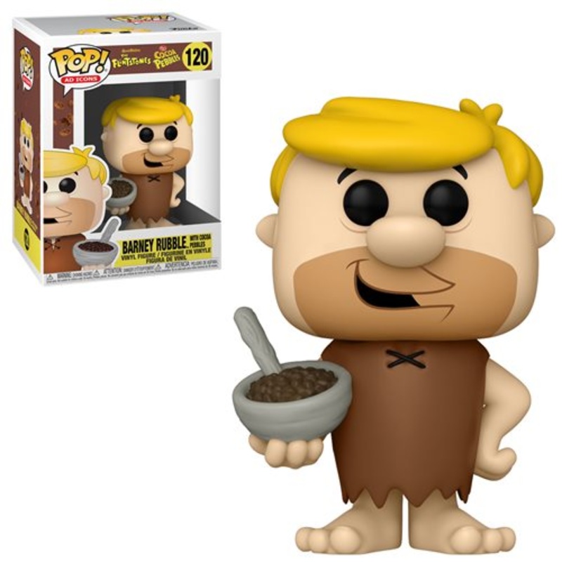 Ad Icons Pop! Vinyl Figure Barney Rubble with Cocoa Pebbles Cereal [120]