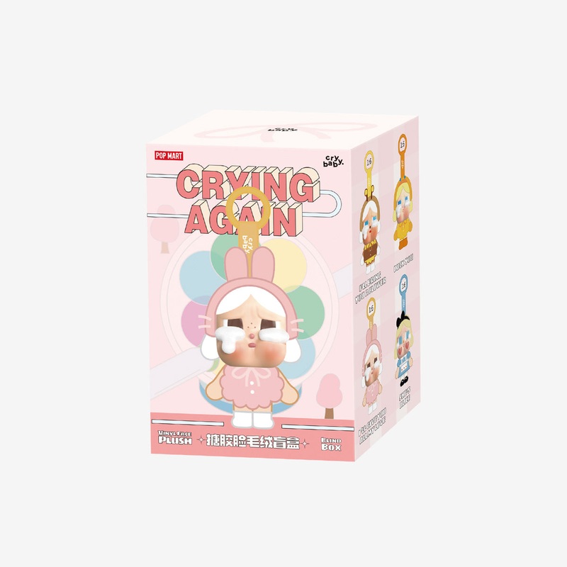POP MART CRYBABY Crying Again Series-Vinyl Face Plush Blind Box [1 Blind Box]