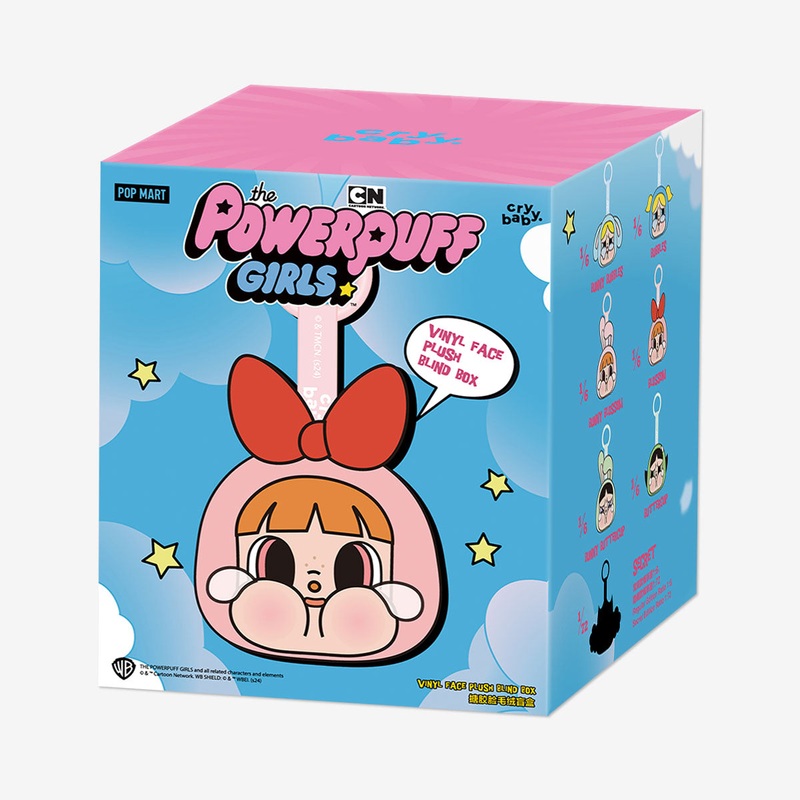 POP MART CRYBABY  Powerpuff Girls Series-Vinyl Face Plush [1 Blind Box]
