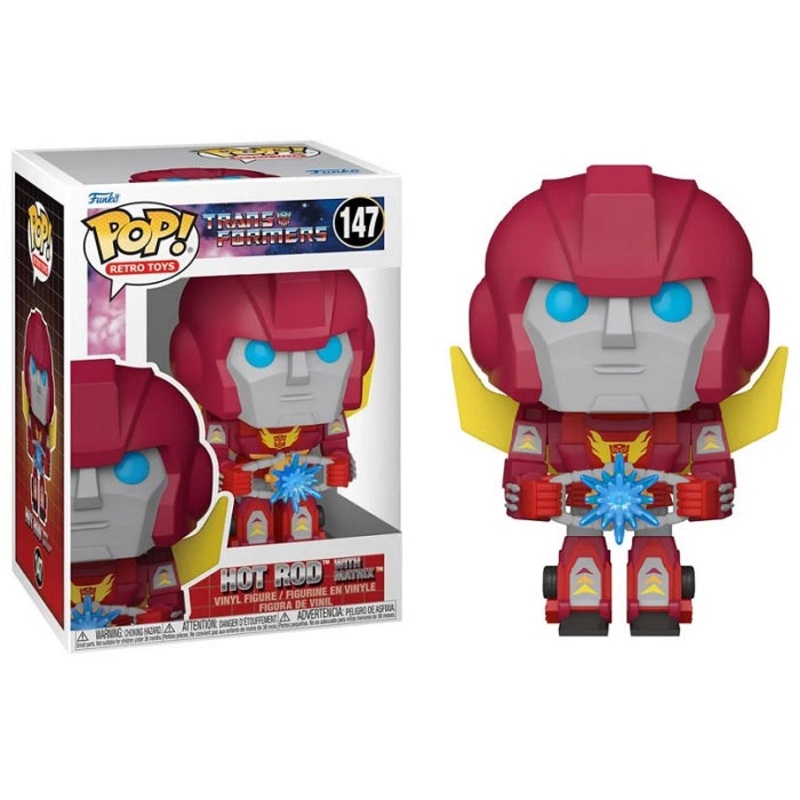 Transformers Retro Toys Pop! Vinyl Figure Hot Rod with Matrix [147]
