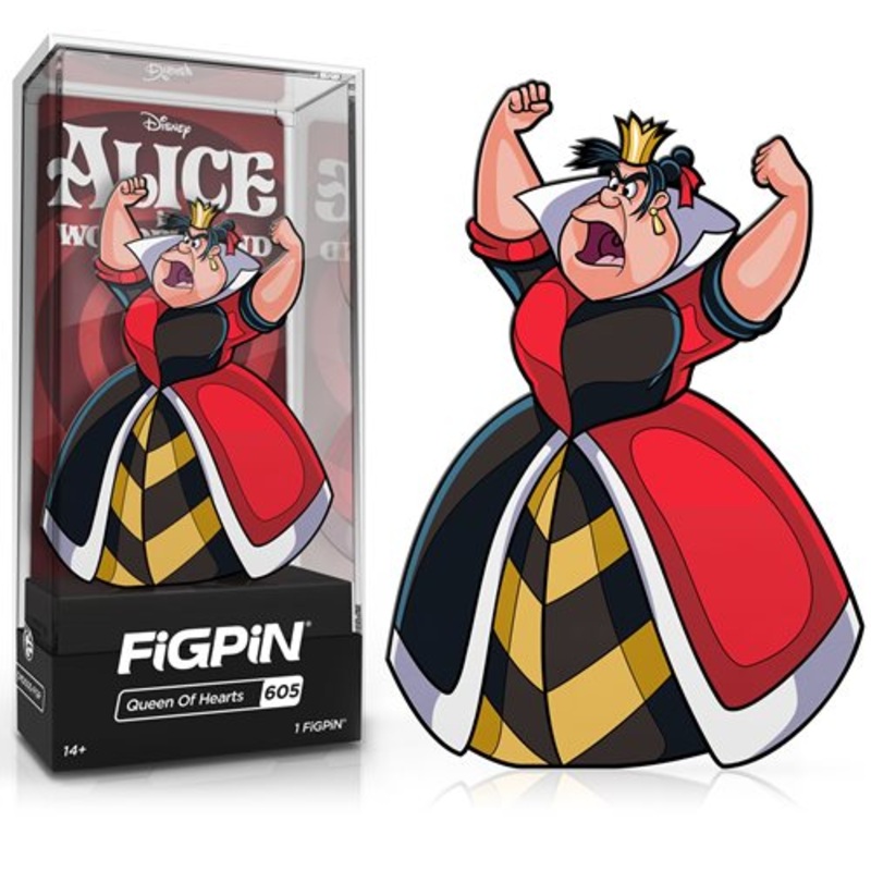 Disney Alice in Wonderland: FiGPiN Enamel Pin Queen of Hearts [605]