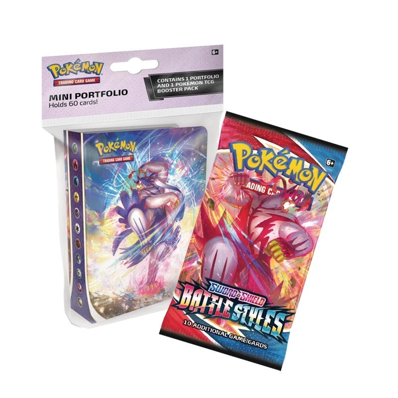 Pokemon TCG Sword & Shield Battle Styles Mini Portfolio [Includes 1 Booster Pack]