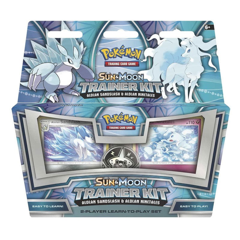 Pokemon Trading Card Game Sun & Moon Trainer Kit Alolan Sandslash & Alolan Ninetales