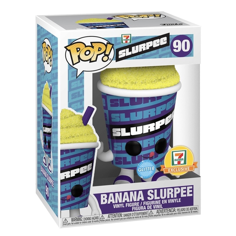 Ad Icons Pop! Vinyl Figure 7-11 Banana Slurpee (Glitter) [90]