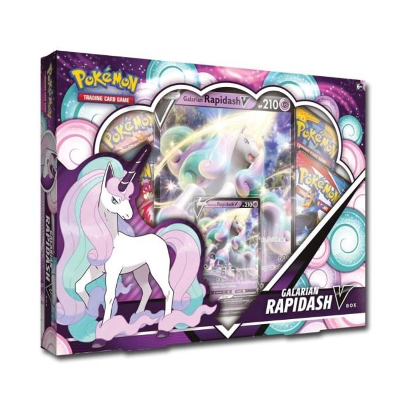 Pokemon Trading Card Game Galarian Rapidash V Box