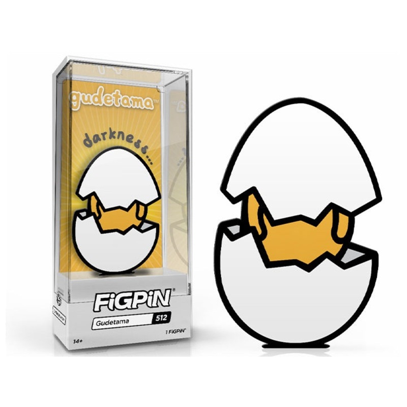 Sanrio: FiGPiN Enamel Pin Gudetama (Darkness) [512]