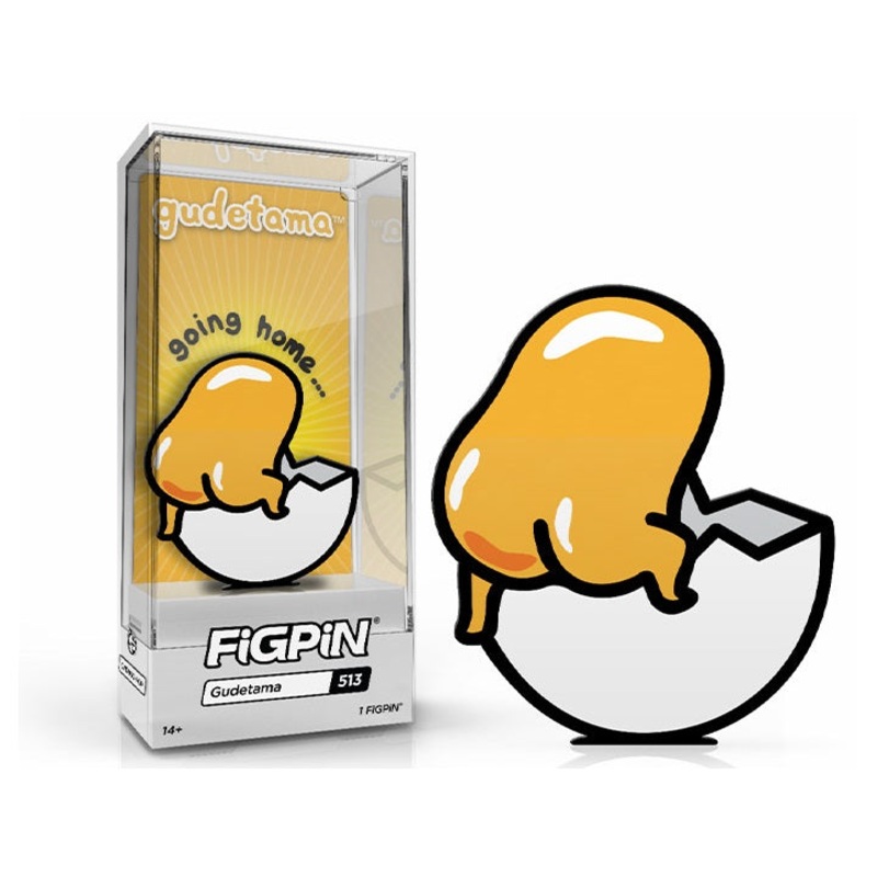 Sanrio: FiGPiN Enamel Pin Gudetama (Going Home) [513]