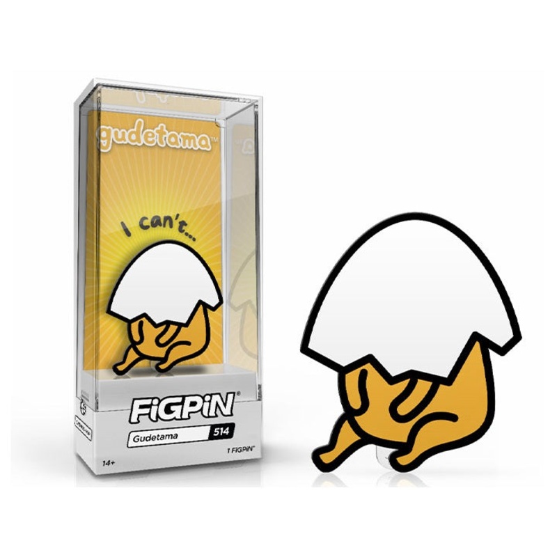 Sanrio: FiGPiN Enamel Pin Gudetama (I’ Can’t) [514]