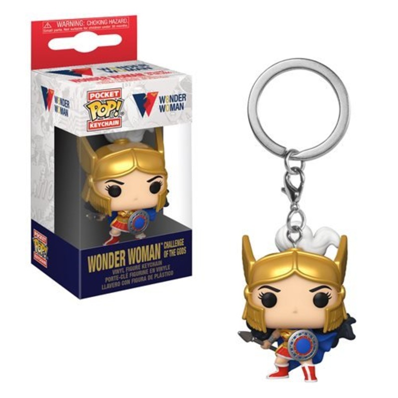 Wonder Woman 80th Anniversary Pocket Pop! Keychain Challenge of the Gods