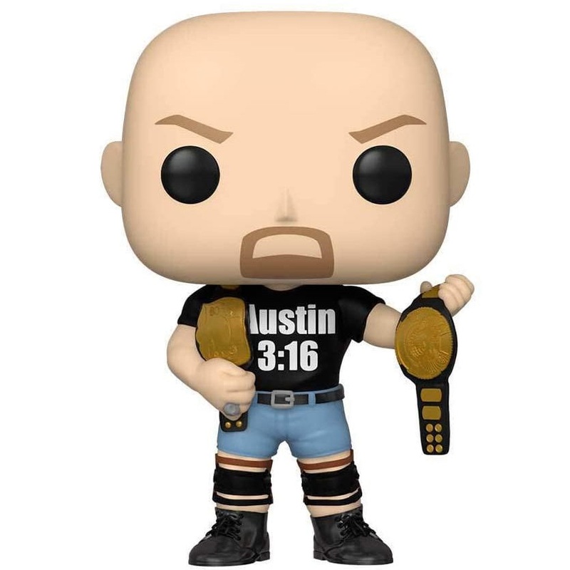 WWE Pop! Vinyl Figure Stone Cold Steve Austin with 2 Belts (7/11 Exclusive) [89]