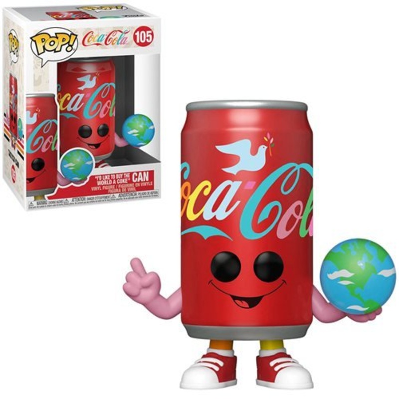Ad Icons Pop! Vinyl Figure Coca Cola I’d Like to Buy the World a Coke Can [105]