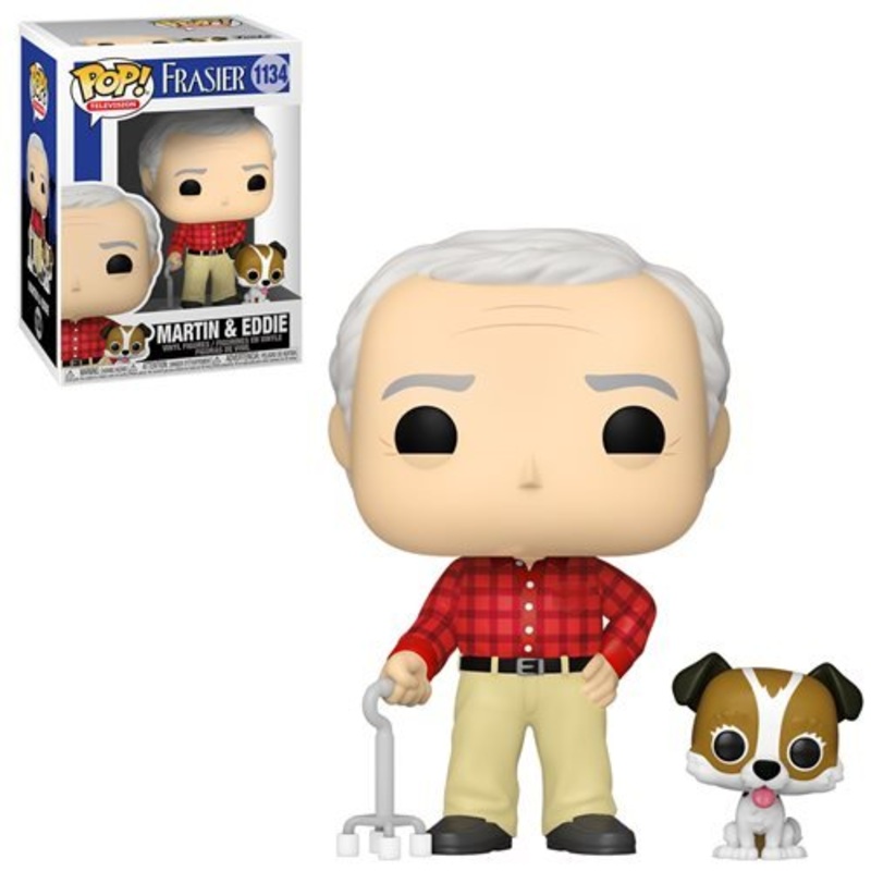 Frasier TV Pop! Vinyl Figure Martin with Eddie [1134]