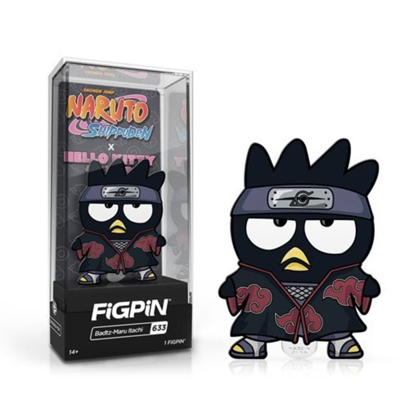 Naruto Shippuden x Hello Kitty: FiGPiN Enamel Pin Badtz-Maru Itachi [633]