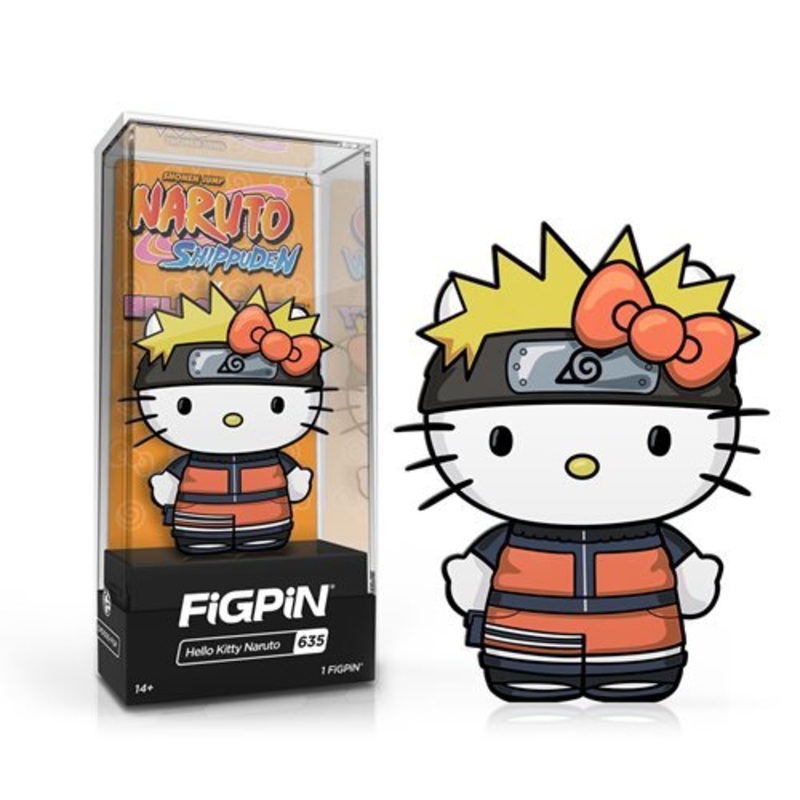 Naruto Shippuden x Hello Kitty: FiGPiN Enamel Pin Hello Kitty Naruto [635]