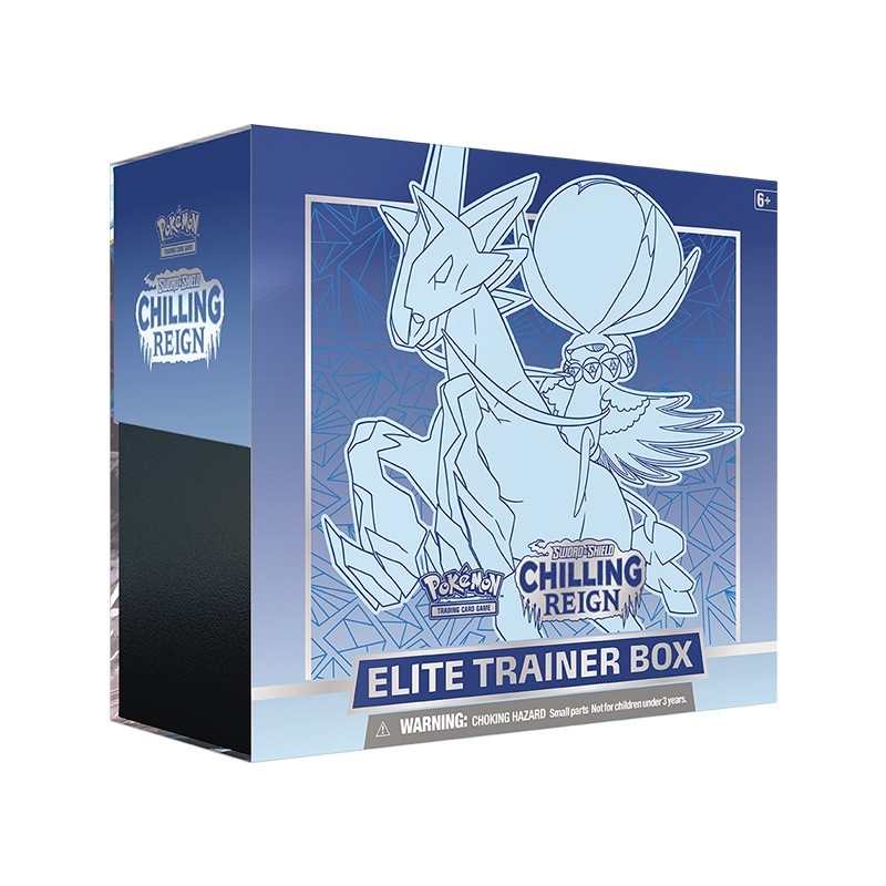 Pokemon TCG Sword & Shield Chilling Reign (Ice Rider Calyrex) Elite Trainer Box