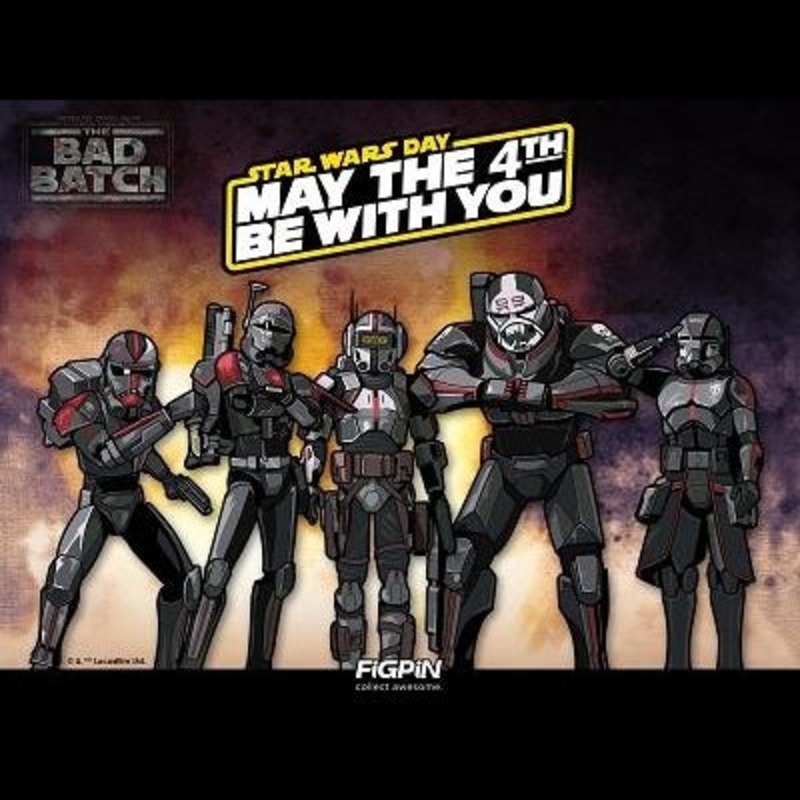 Star Wars The Bad Batch: FiGPiN Enamel Pin Set of 5