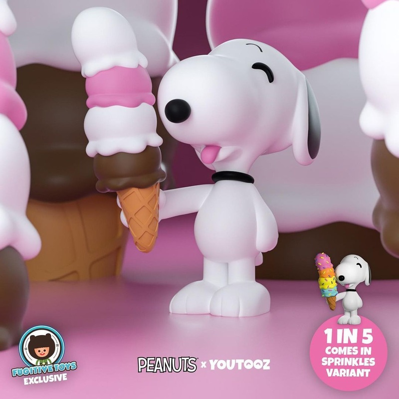 Youtooz x Peanuts Vinyl Figure Ice Cream Snoopy [2021 SDCC]