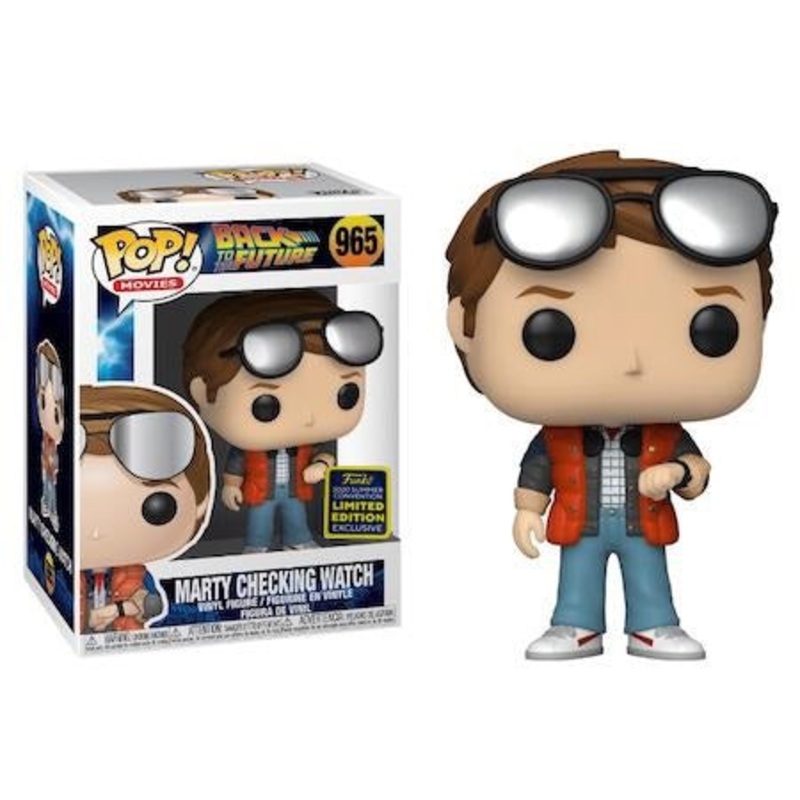 Back to the Future Pop! Vinyl Figure Marty McFly Looking at Watch (2020 Exclusive) [965]