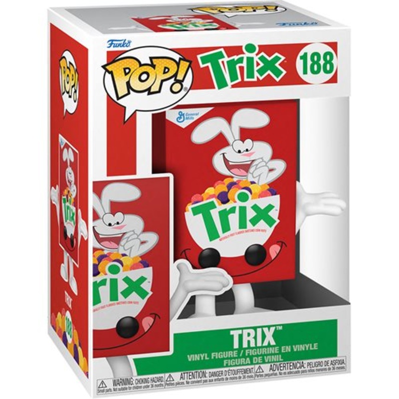 Ad Icons Pop! Vinyl Figure General Mills Trix Cereal Box [188]