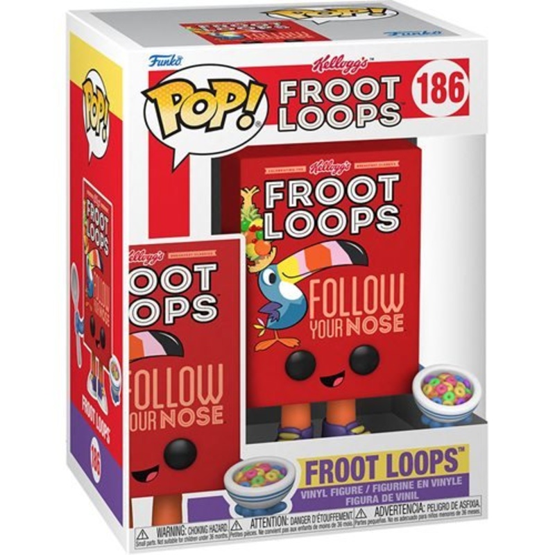Ad Icons Pop! Vinyl Figure Kelloggs Froot Loops Cereal Box [186]