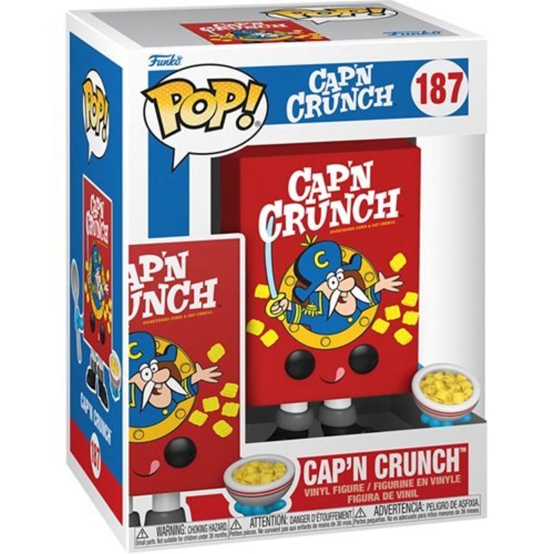 Ad Icons Pop! Vinyl Figure Quaker Cap’N Crunch Cereal Box [187]