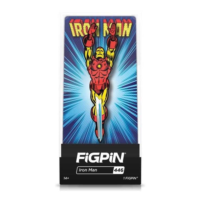 Marvel Classics: FiGPiN Enamel Pin Iron Man [446]