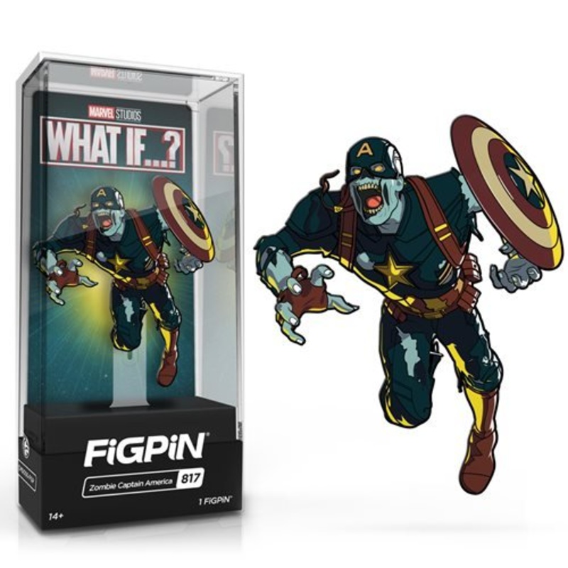 Marvel What If: FiGPiN Enamel Pin Zombie Captain America [817]