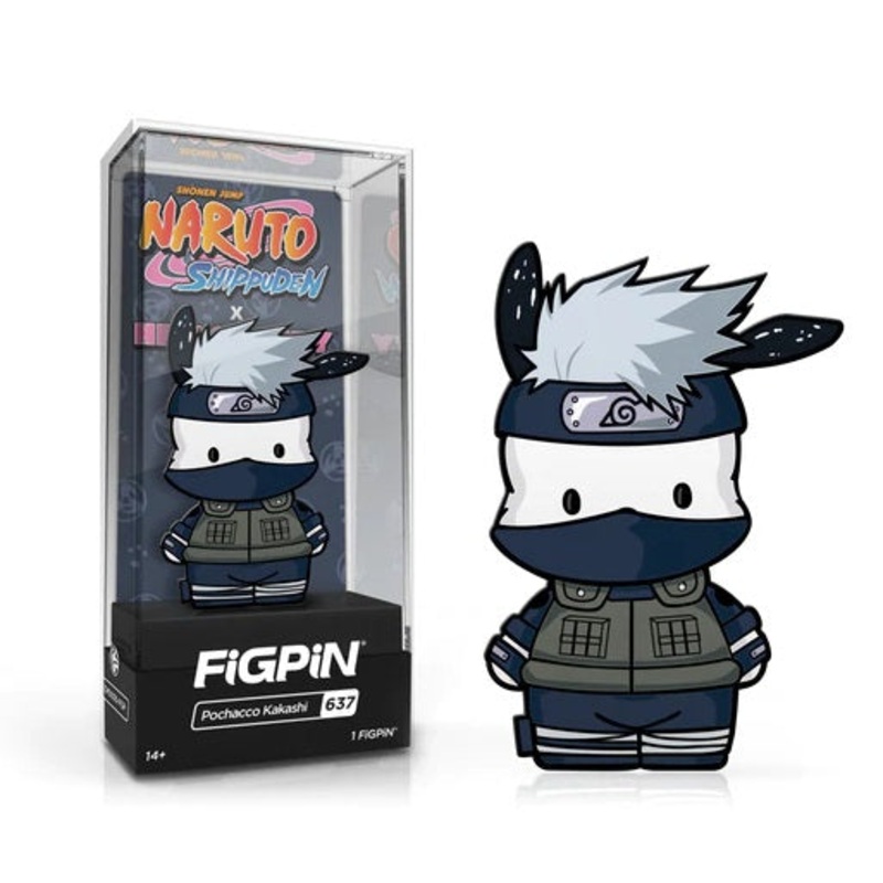 Naruto Shippuden x Hello Kitty: FiGPiN Enamel Pin Pochacco Kakashi [637]