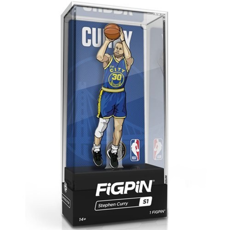 NBA Golden State Warriors FiGPiN Enamel Pin Stephen Curry [S1]