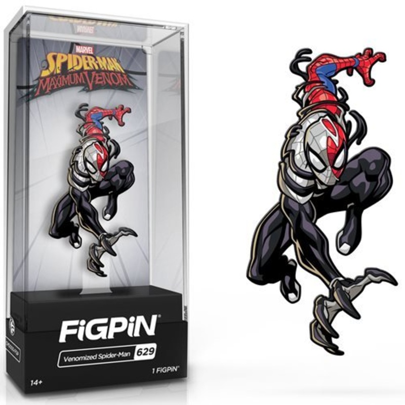 Spider-Man Maximum Venom: FiGPiN Enamel Pin Venomized Spider-Man [629]