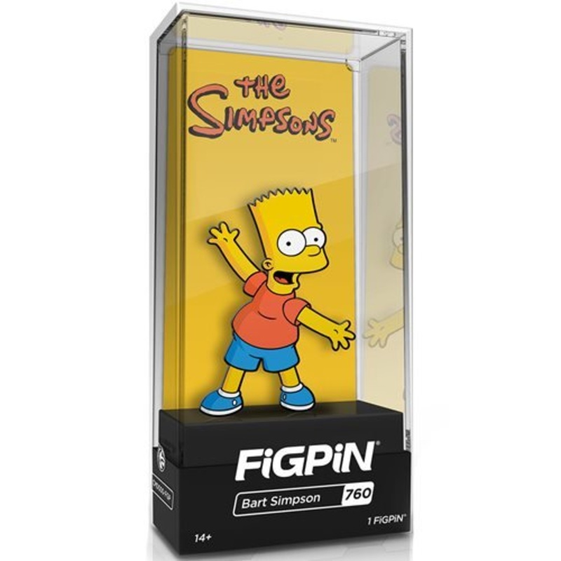 The Simpsons: FiGPiN Enamel Pin Bart Simpson [760]