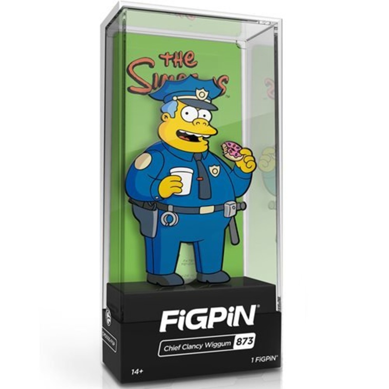 The Simpsons: FiGPiN Enamel Pin Chief Clancy Wiggum [873]