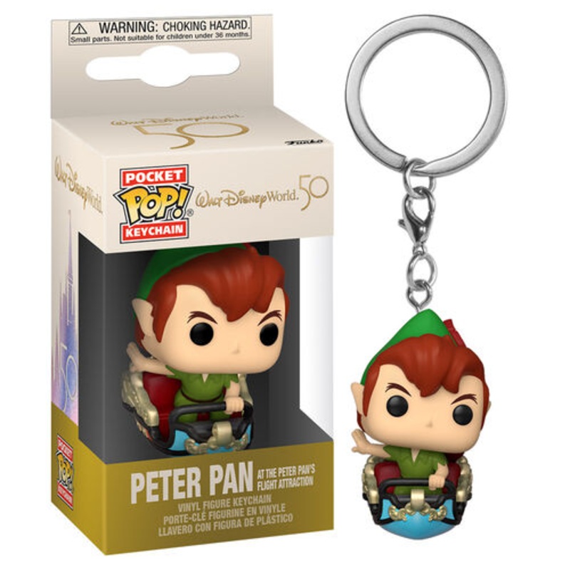 Walt Disney World 50th Pocket Pop! Keychain Peter on Peter Pan’s Flight
