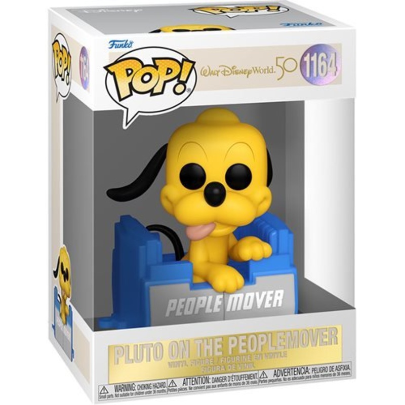 Walt Disney World 50th Pop! Vinyl Figure Pluto on the Peoplemover [1164]