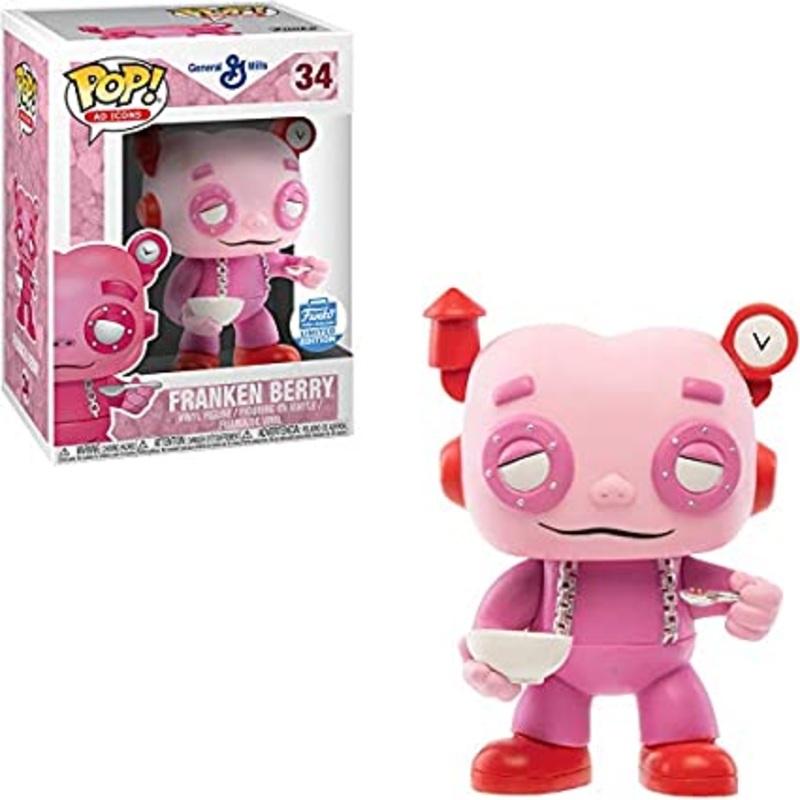 Ad Icon Pop! Vinyl Figure General Mills Franken Berry with Cereal Bowl [Funko-Shop] [34]