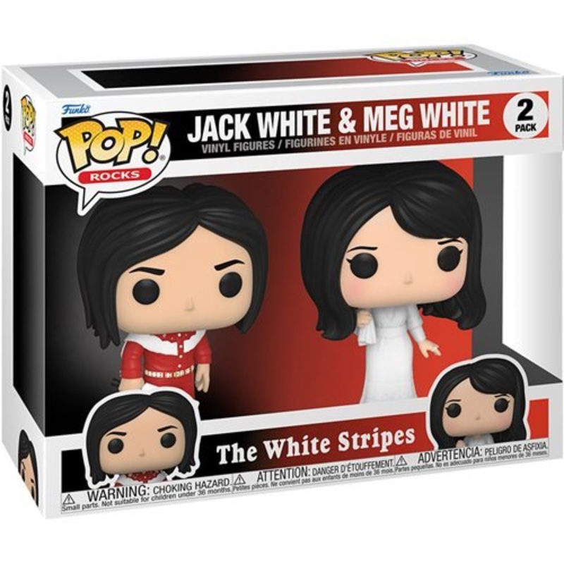 The White Stripes Rocks Pop! Vinyl Figure Jack White & Meg White [2 Pack]